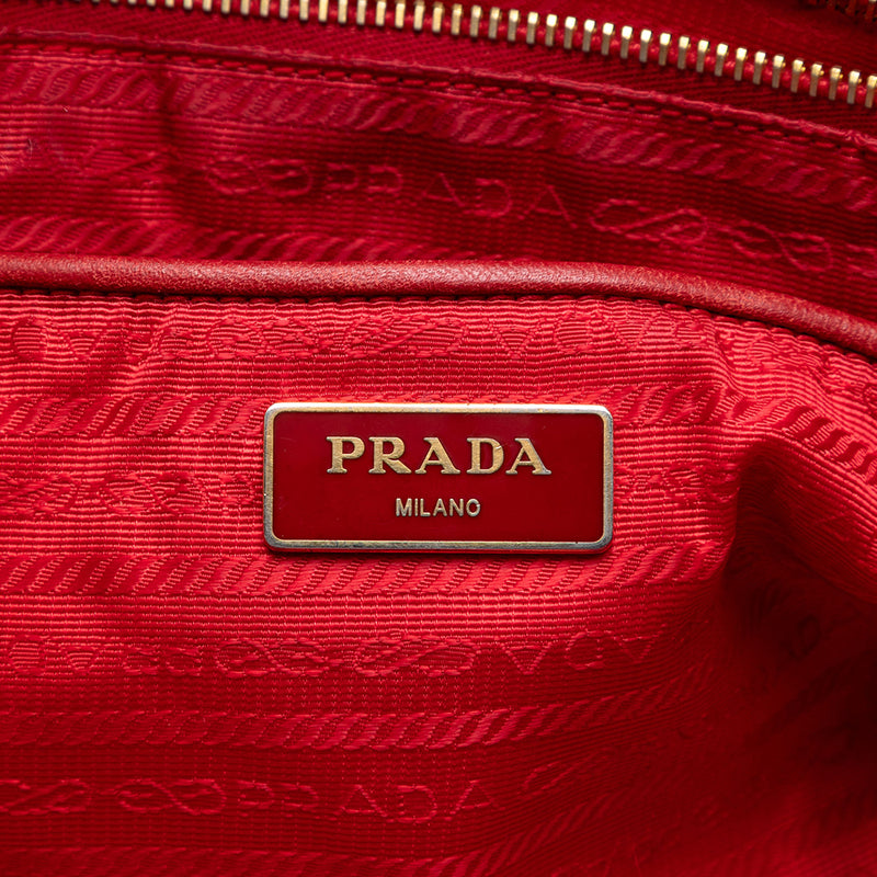 Saffiano Trimmed Tessuto Tote - Image 5