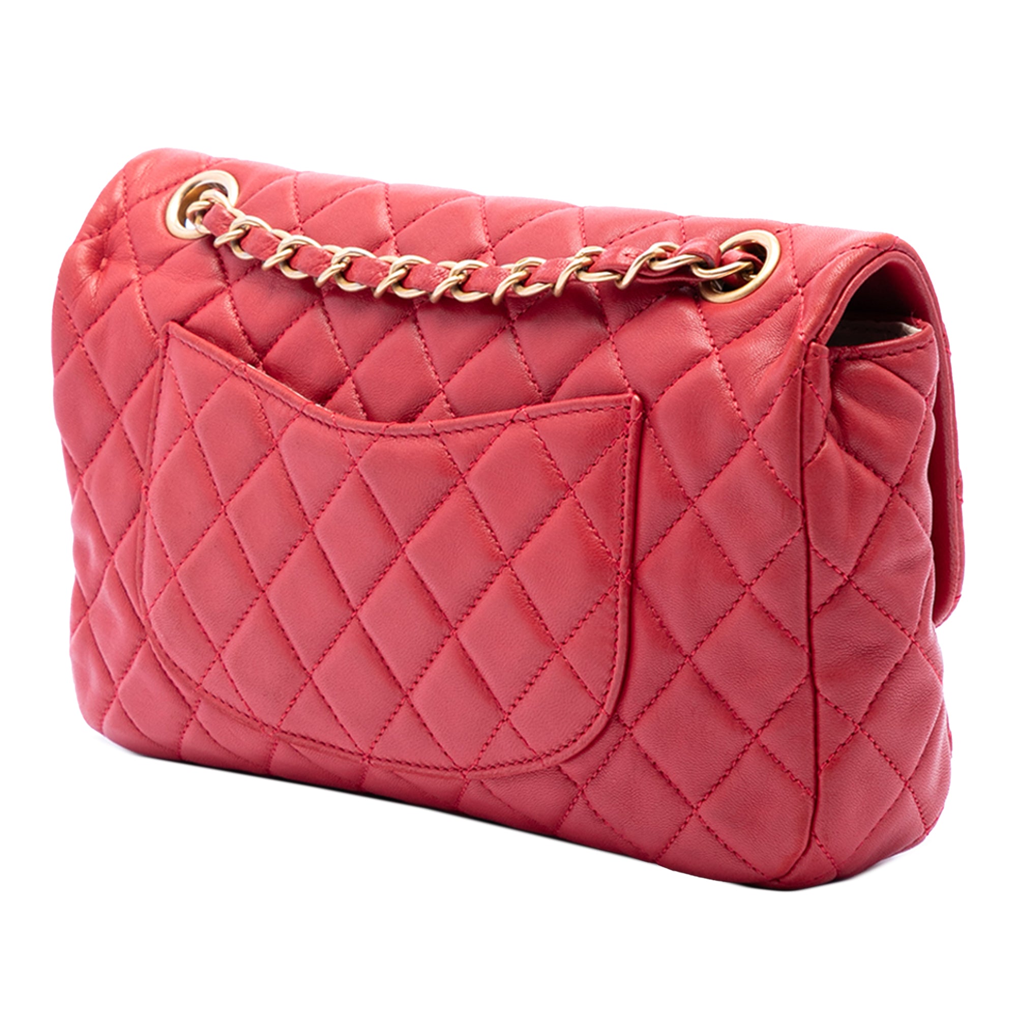 Medium Classic Lambskin Marine Charms Single Flap - Image 2