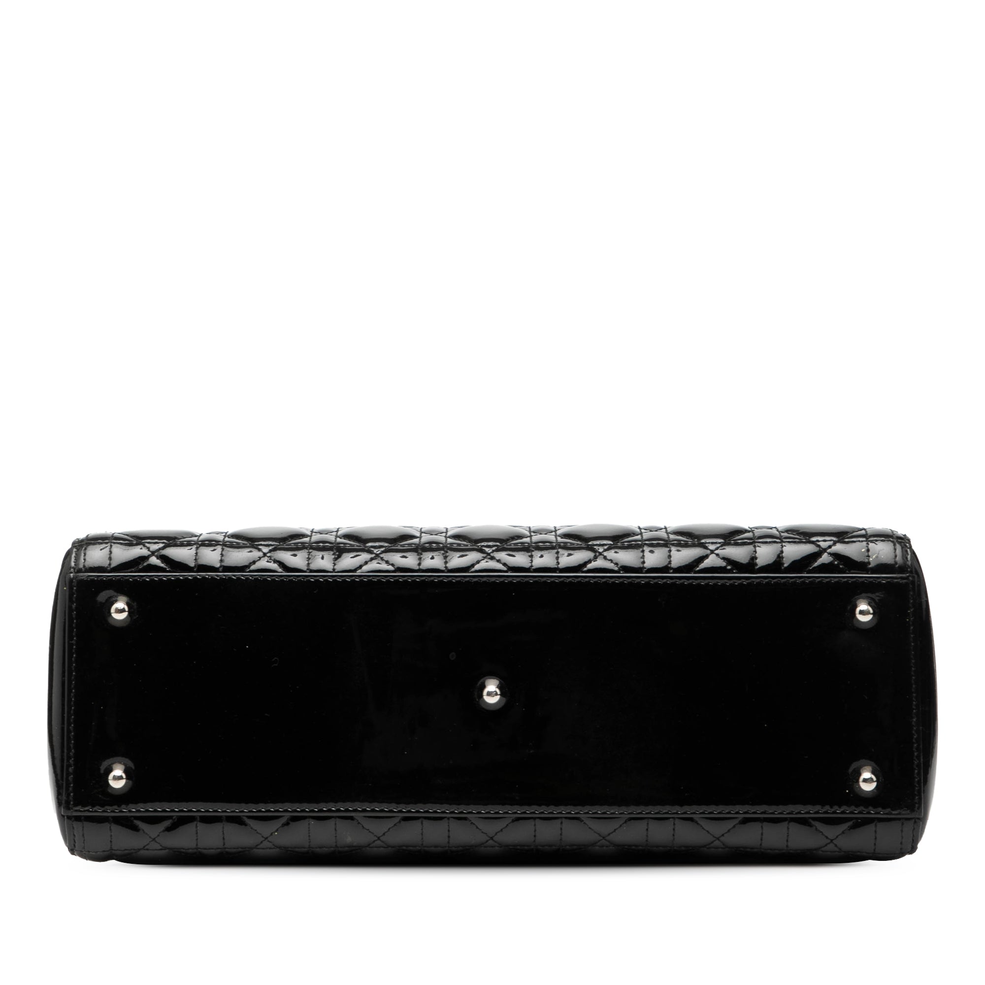 Large Patent Cannage Lady Dior - Image 3