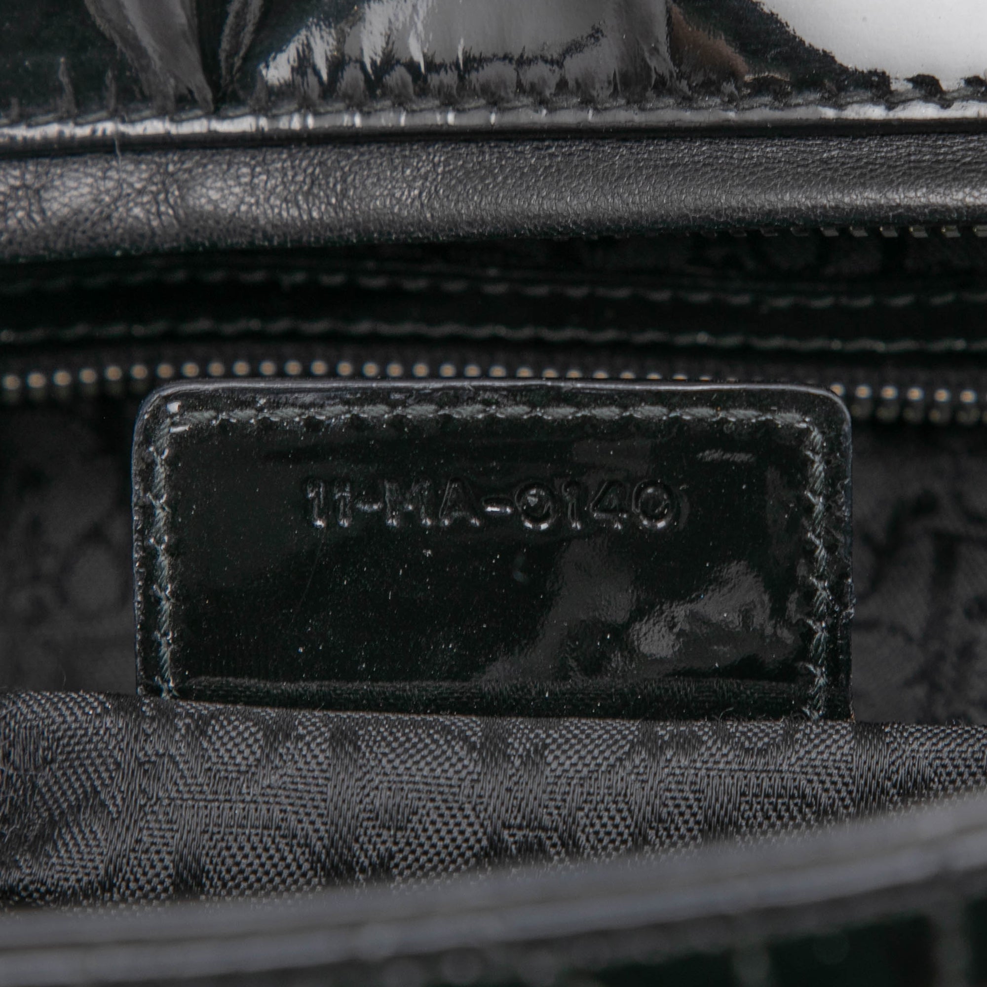 Large Patent Cannage Lady Dior - Image 6