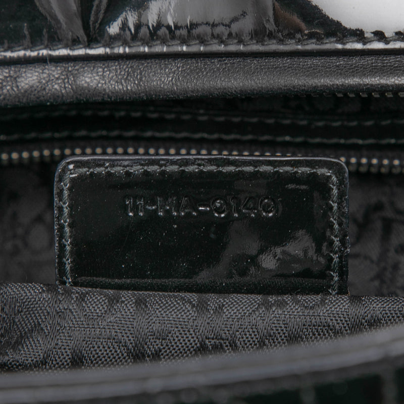 Large Patent Cannage Lady Dior - Image 6