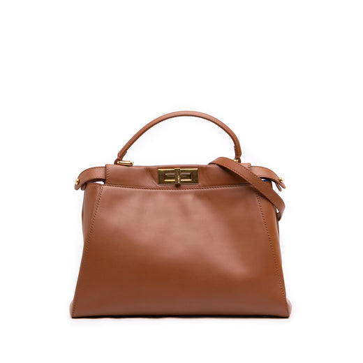 Medium Calfskin Peekaboo Iconic Satchel - Image 1
