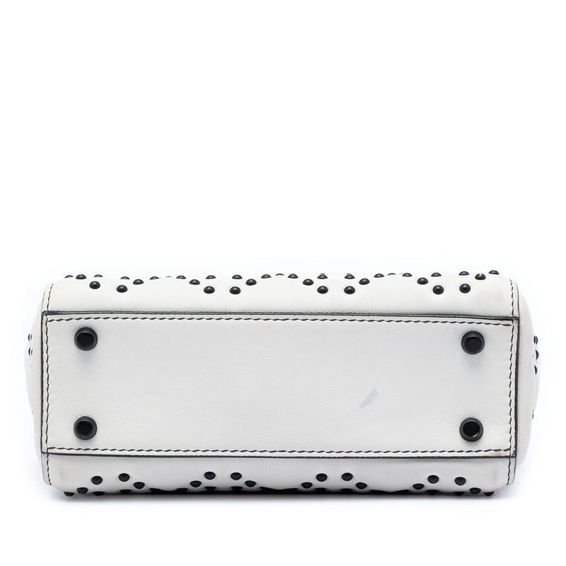 Mini Ultra Matte Calfskin Cannage Studded Supple Lady Dior - Image 3