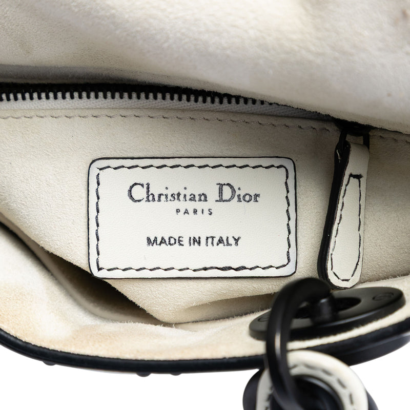 Mini Ultra Matte Calfskin Cannage Studded Supple Lady Dior - Image 5