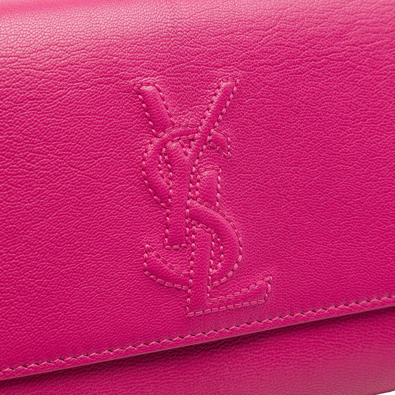 Small Textured Calfskin Belle De Jour Clutch - Image 5