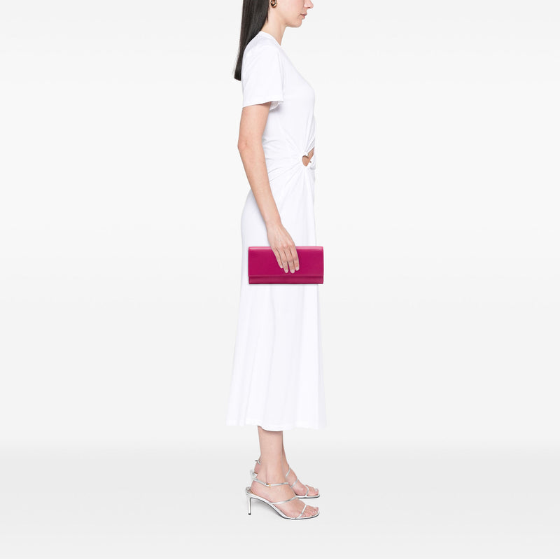 Small Textured Calfskin Belle De Jour Clutch - Image 6