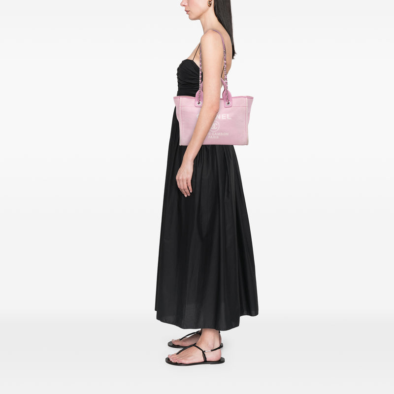 Small Canvas Deauville Tote - Image 6