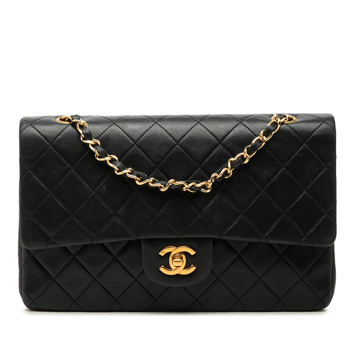 Medium Classic Lambskin Double Flap - Image 1