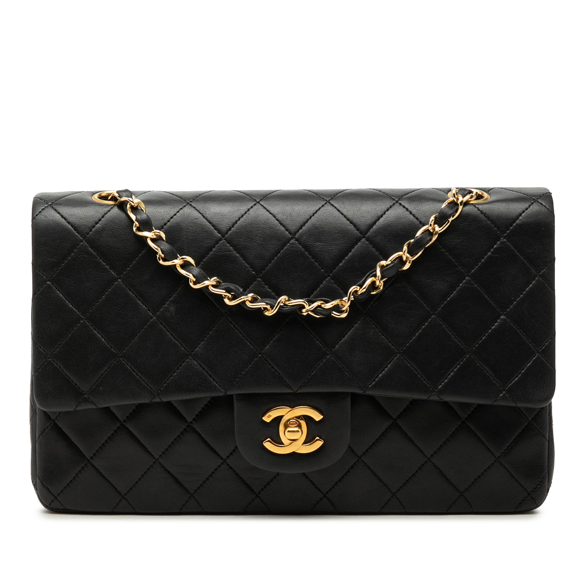 Medium Classic Lambskin Double Flap - Image 1
