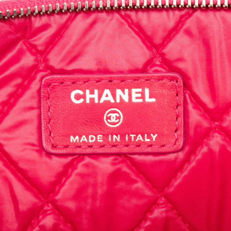 Large Quilted Lambskin O Case Clutch - Image 5