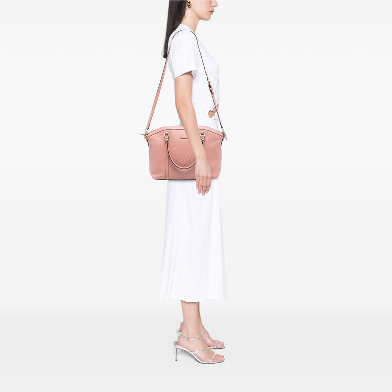 Large Microguccissima Dome Satchel - Image 7