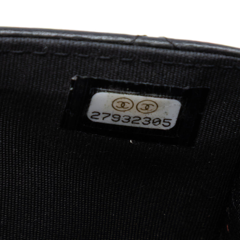 Quilted Lambskin Front Pocket Clutch With Chain - Image 6