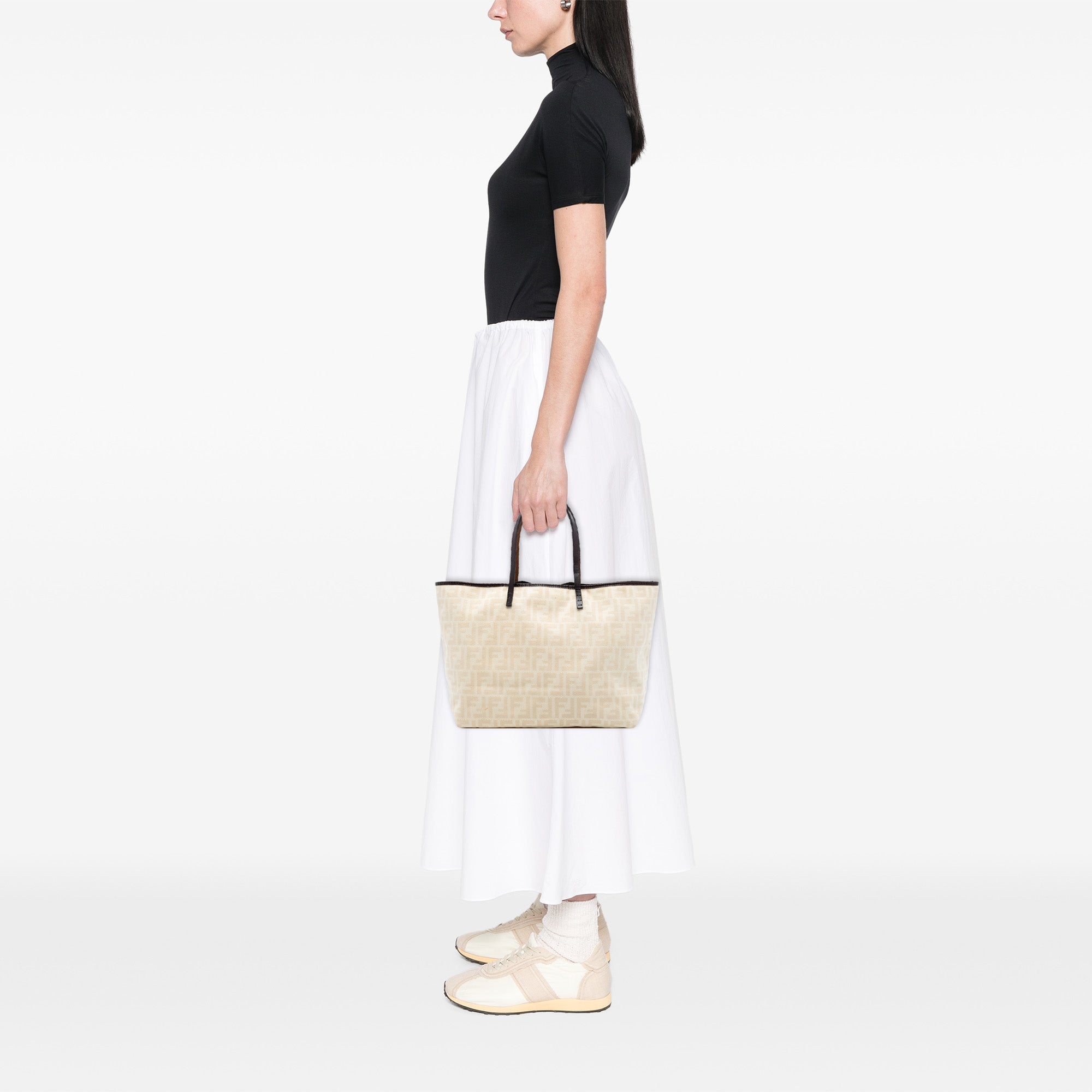 Medium Zucca Canvas Roll Tote - Image 6