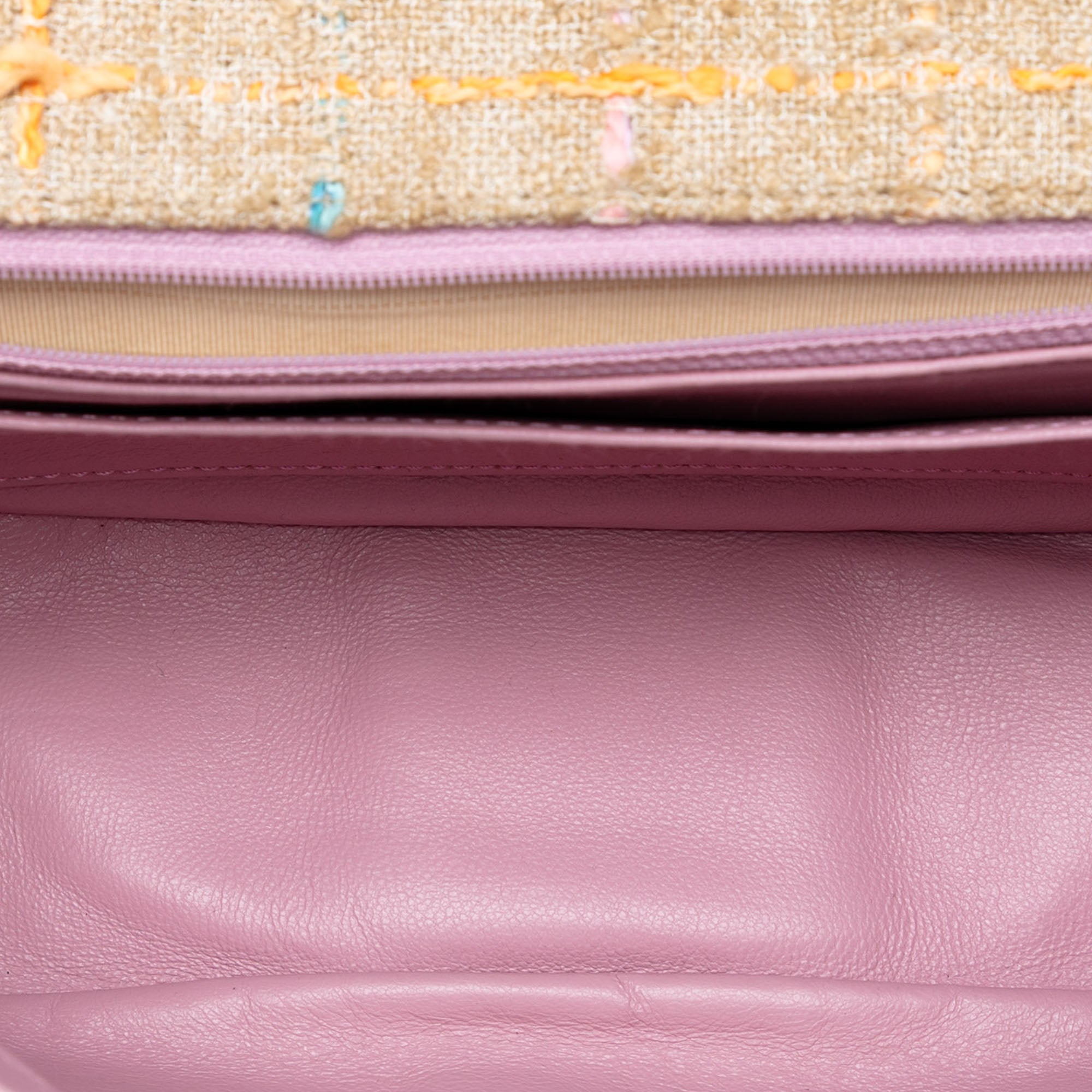 Chocolate Bar Tweed Mademoiselle Turnlock Flap - Image 4