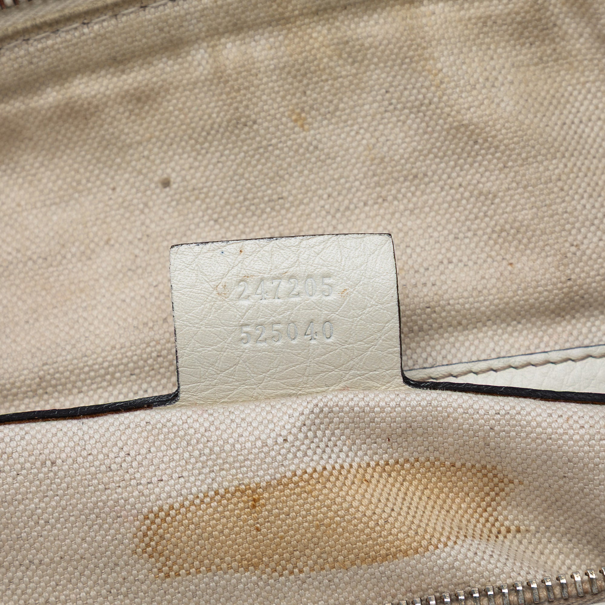 Medium Calfskin Web Joy Boston Bag - Image 5