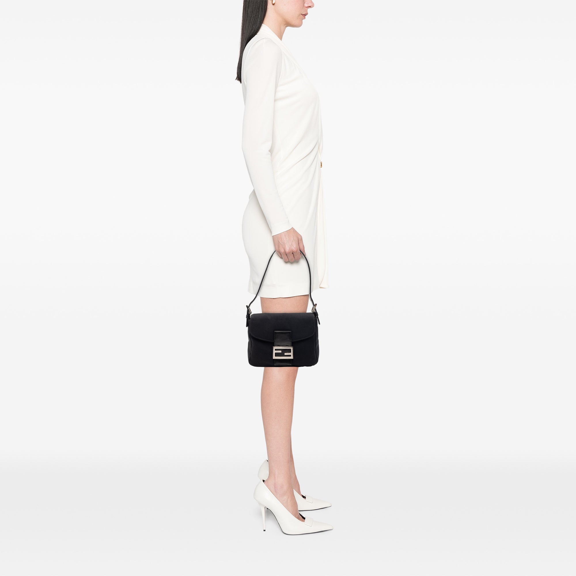 Cotton Flap Shoulder Bag - Image 7