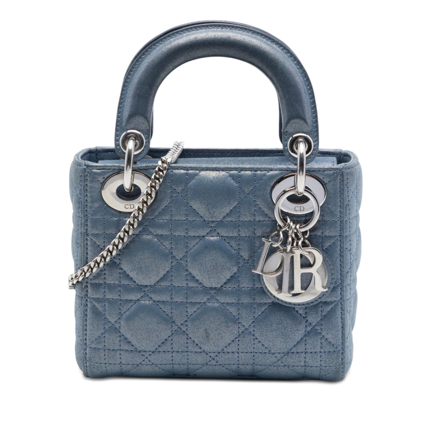 Mini Iridescent Lambskin Cannage Lady Dior - Image 1
