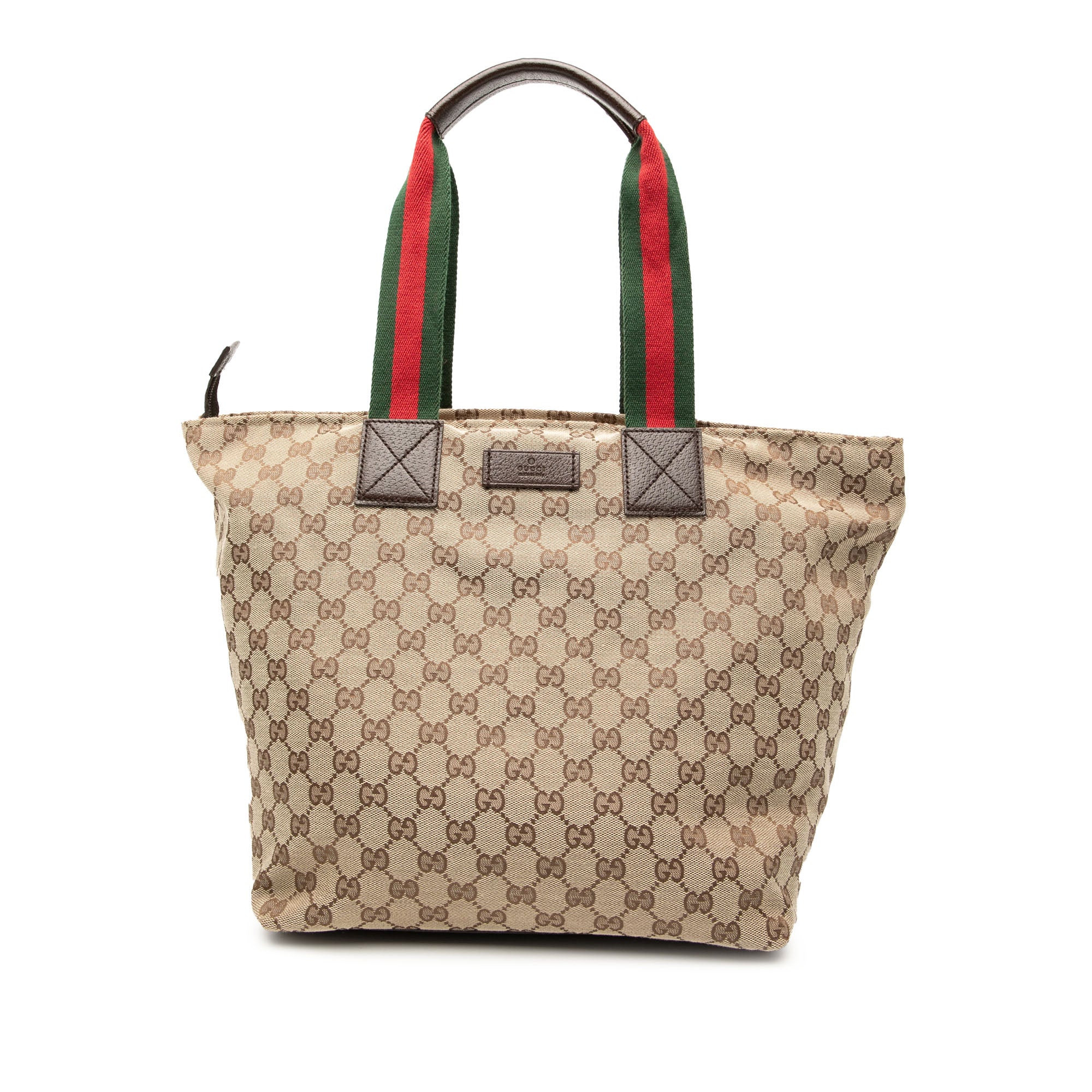 GG Canvas Web Tote - Image 1