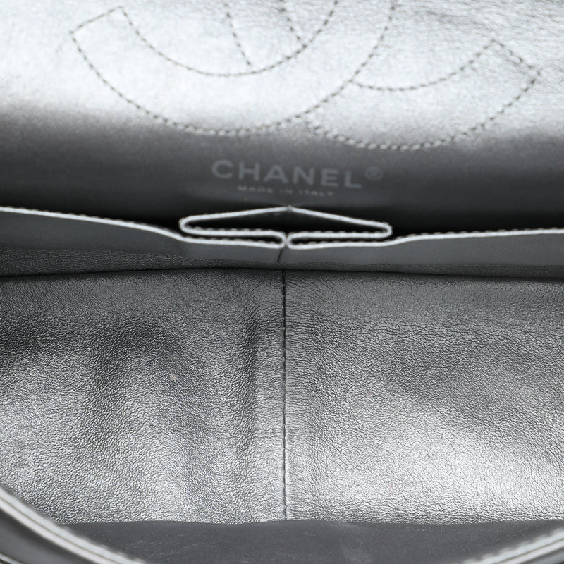 Quilted Metallic Aged Calfskin Reissue 2.55 Double Flap 226 - Image 4