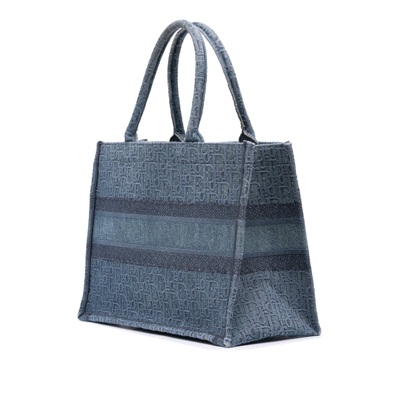 Medium Oblique Denim Book Tote - Image 2