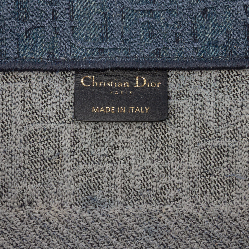 Medium Oblique Denim Book Tote - Image 5