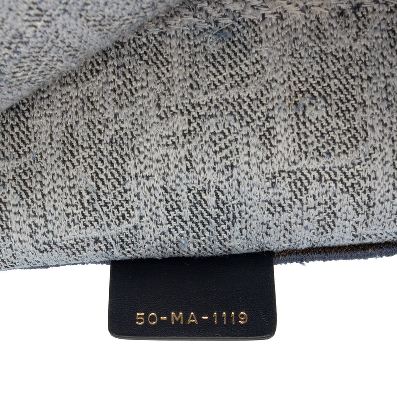 Medium Oblique Denim Book Tote - Image 6