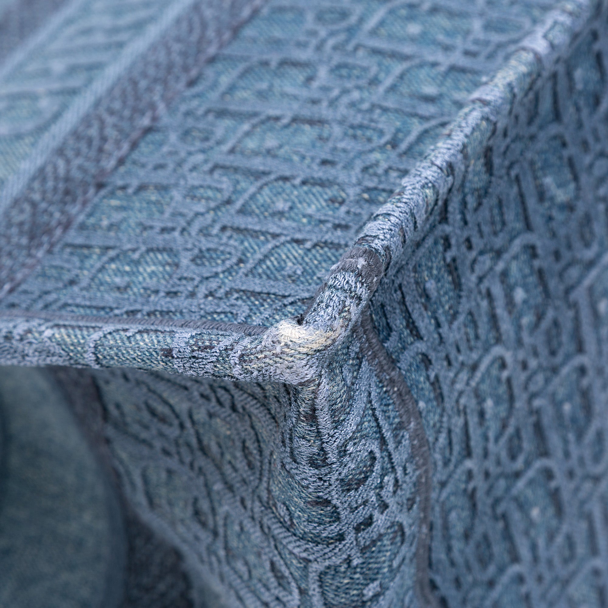 Medium Oblique Denim Book Tote - Image 7