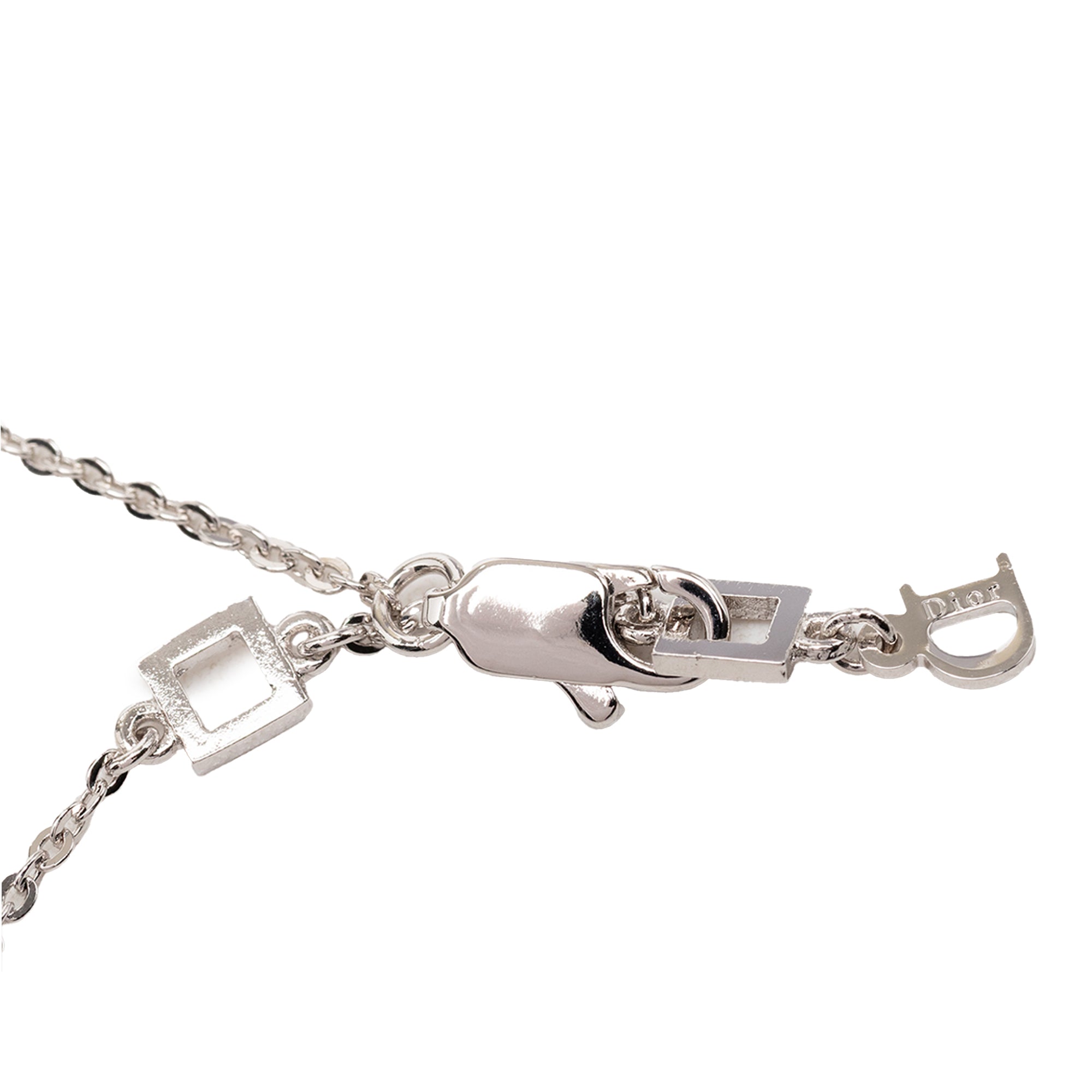 Brass I Love Dior Heart Arrow Pendant Necklace - Image 5