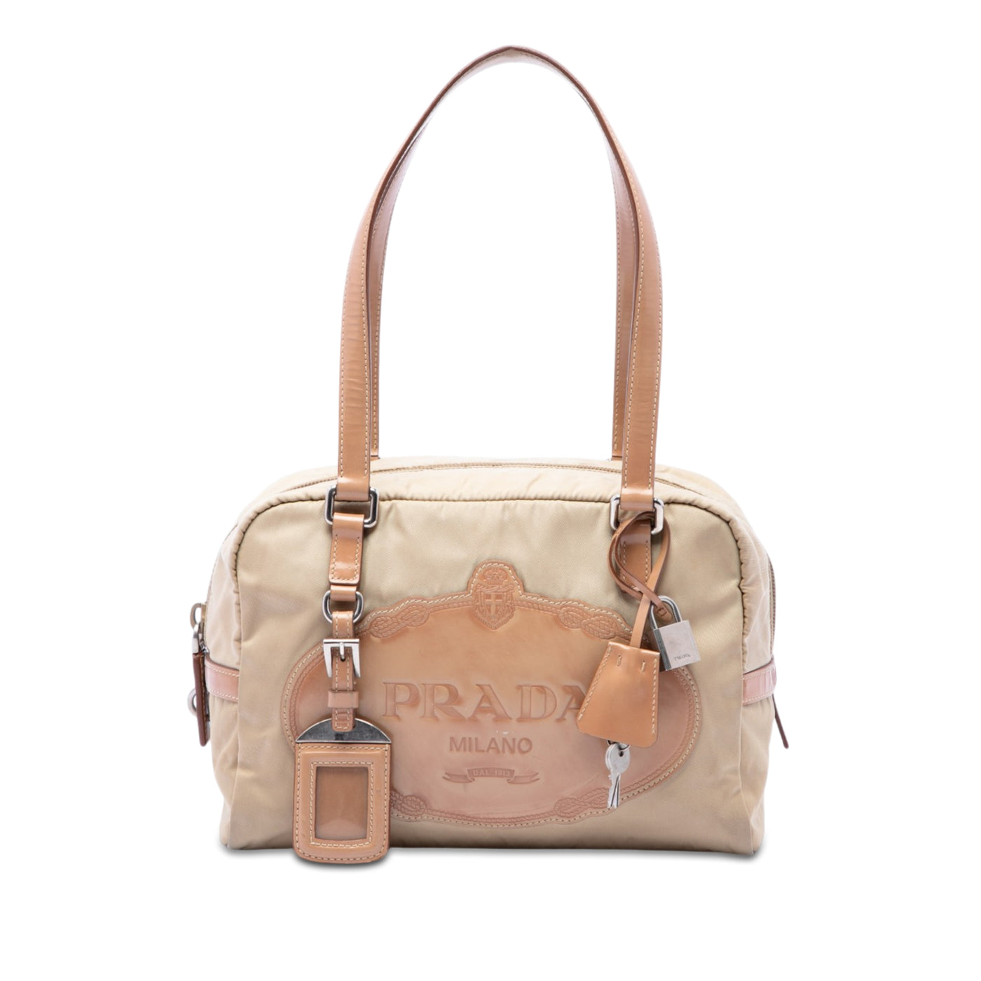 Tessuto Canapa Logo Shoulder Bag - Image 1