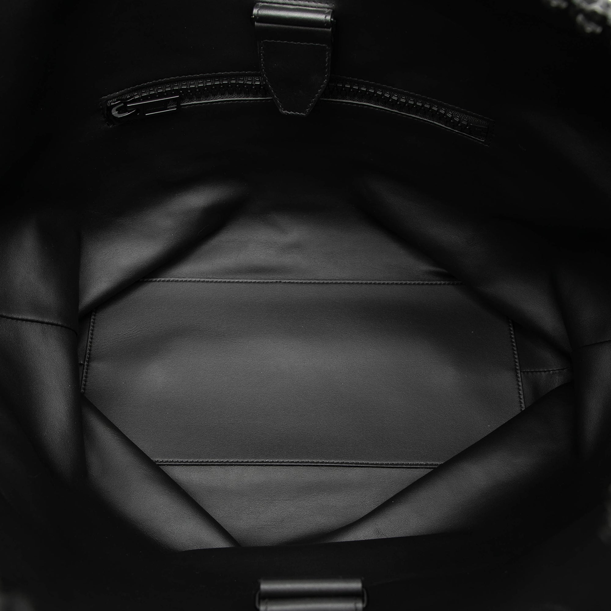Small Leather Megazip Satchel - Image 4