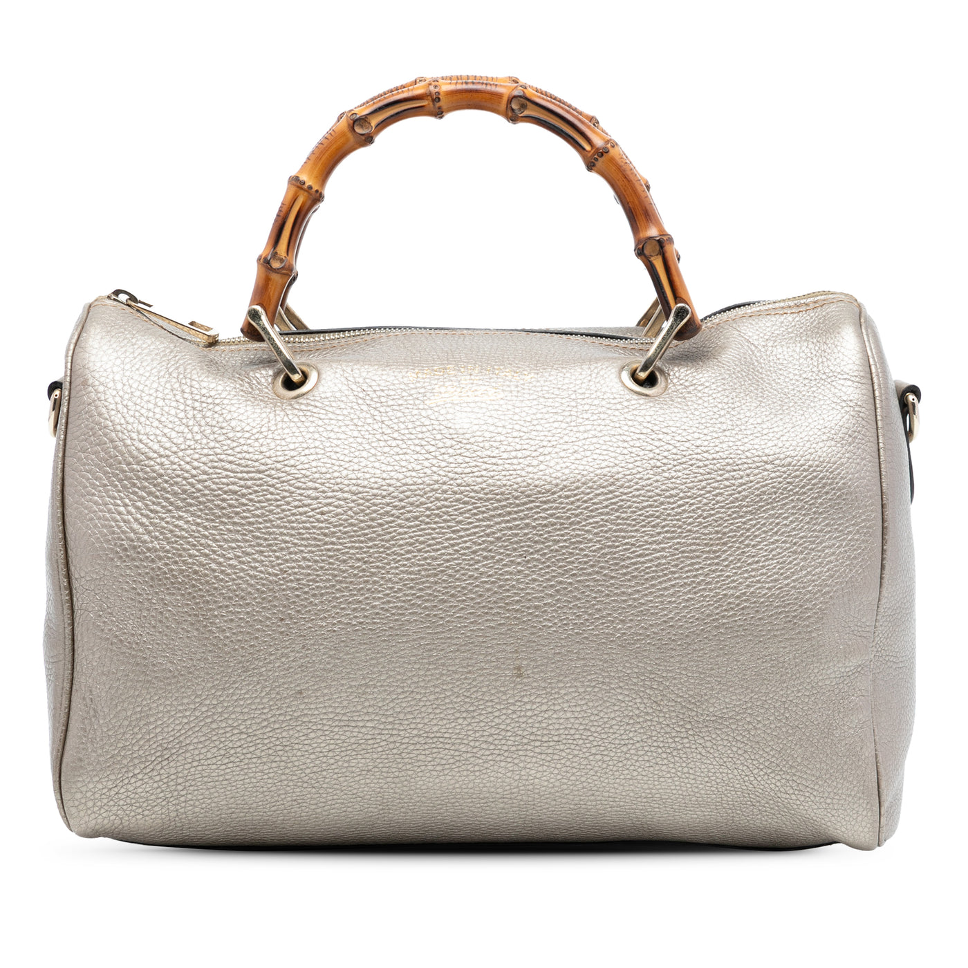Medium Calfskin Bamboo Shopper Boston Bag - Image 1