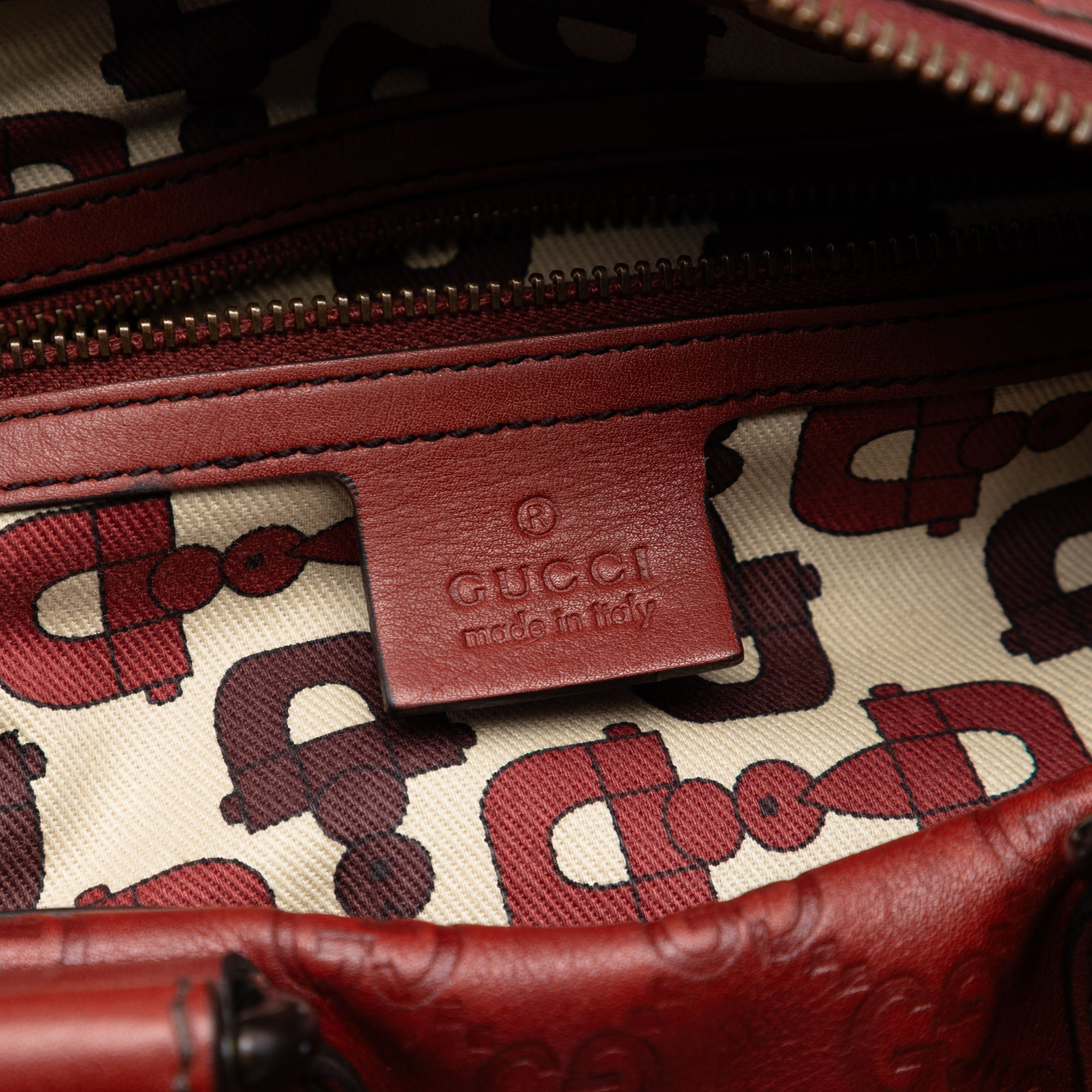 Guccissima Babouska Boston Bag - Image 5