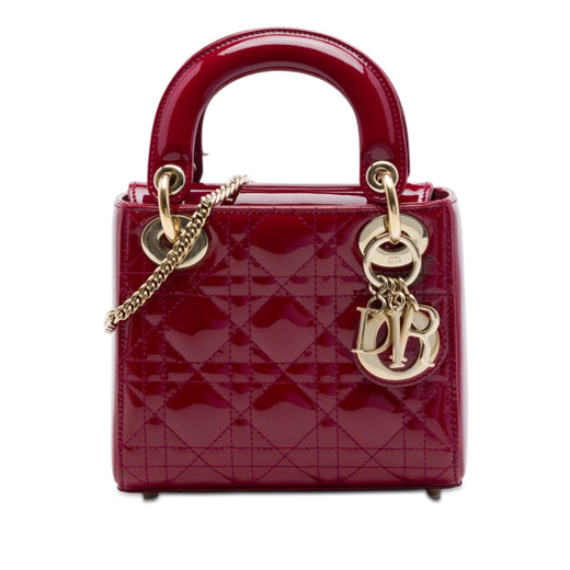Mini Patent Cannage Lady Dior - Image 1