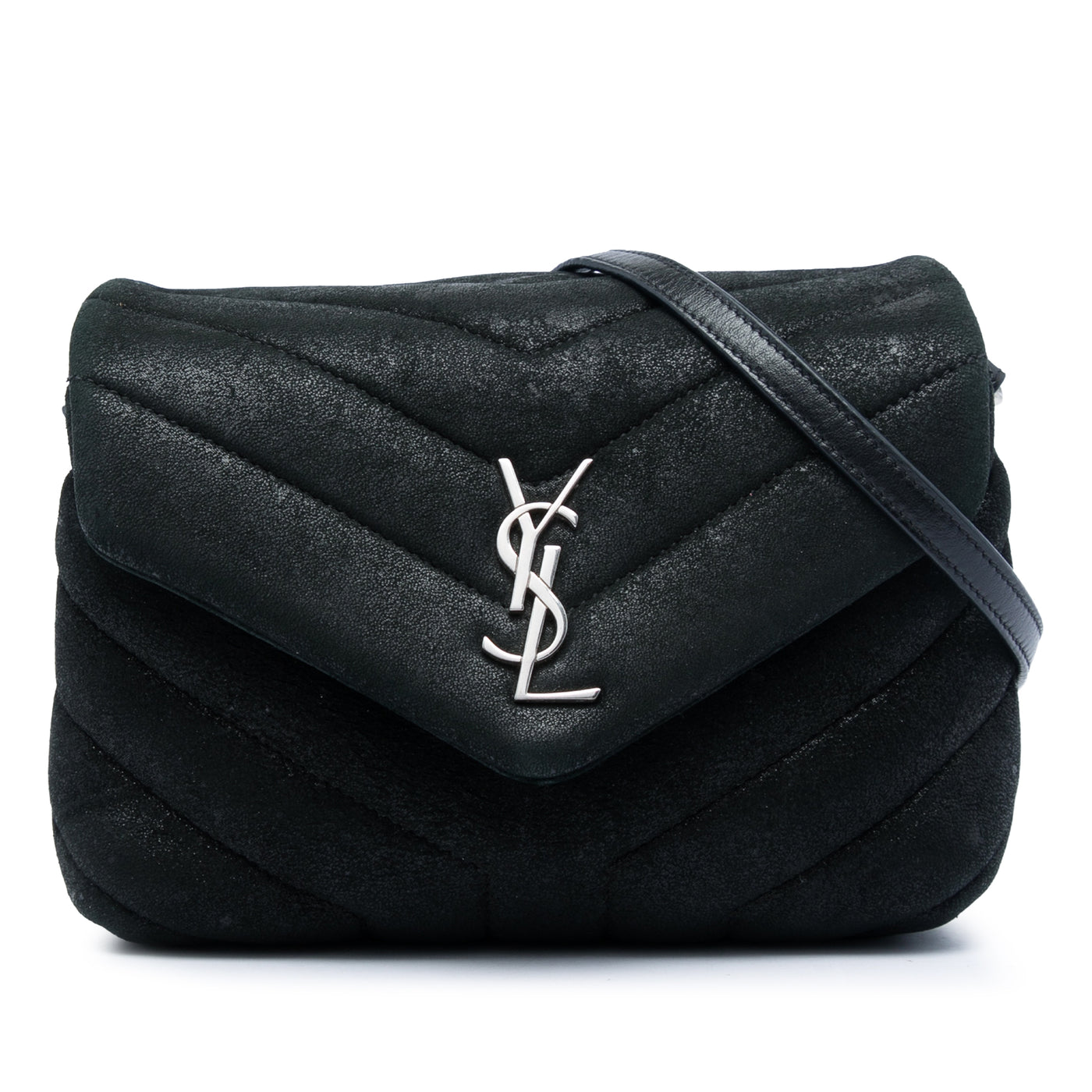 Toy Matelasse Glitter Suede Monogram LouLou Crossbody - Image 1
