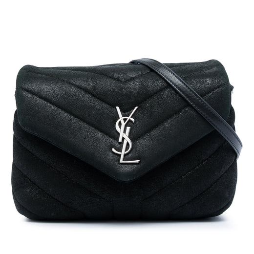 Toy Matelasse Glitter Suede Monogram LouLou Crossbody - Image 1