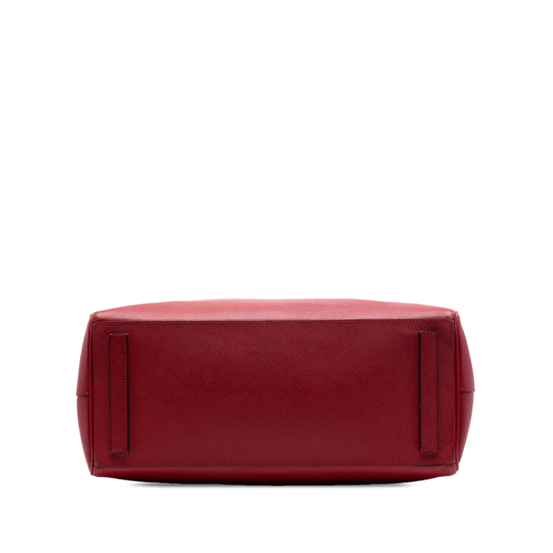 Saffiano Lux Double Handle Shopping Tote - Image 3