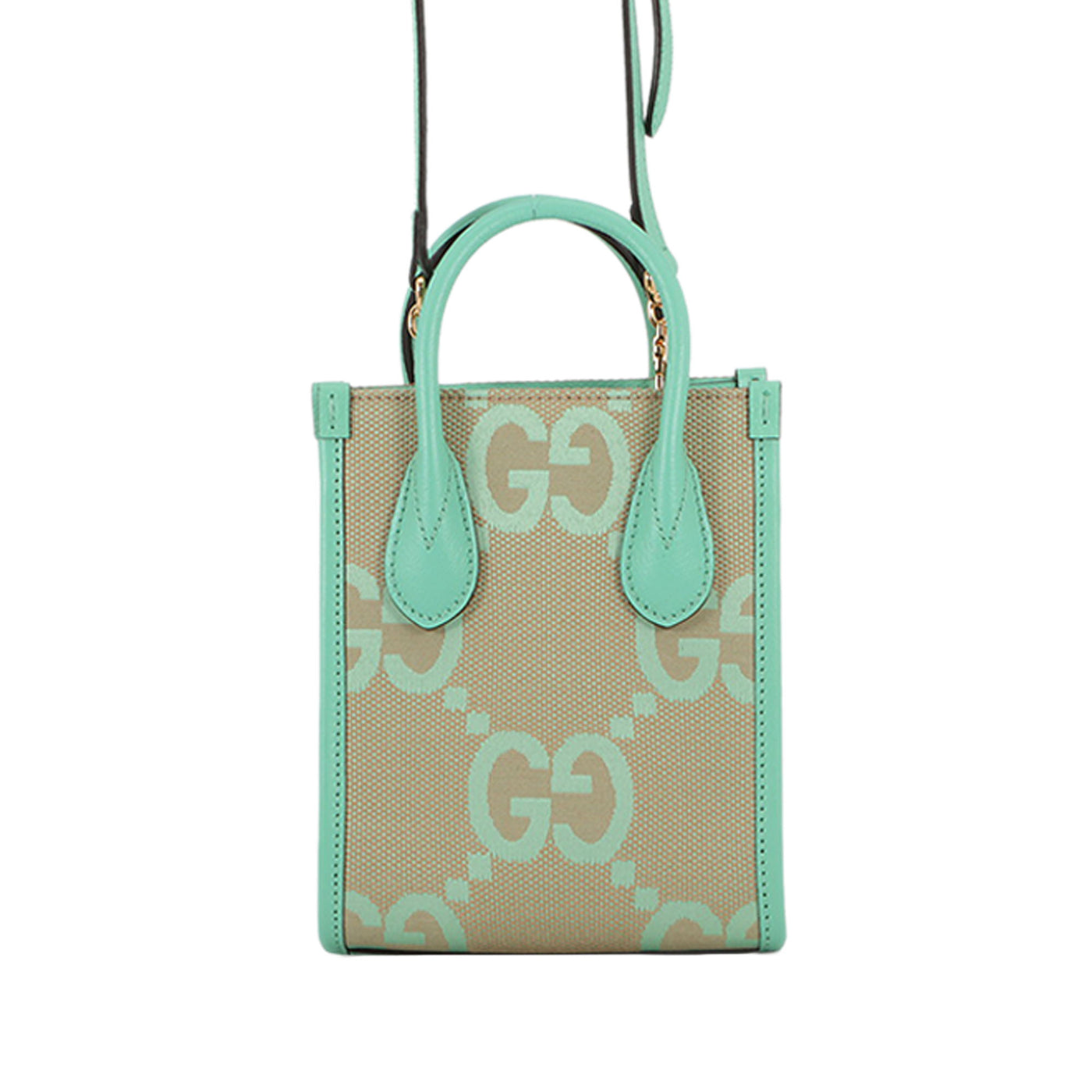 Mini Jumbo GG Canvas Interlocking G Satchel - Image 1
