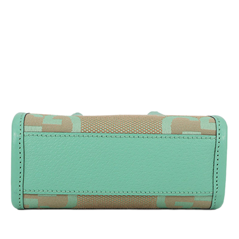 Mini Jumbo GG Canvas Interlocking G Satchel - Image 3