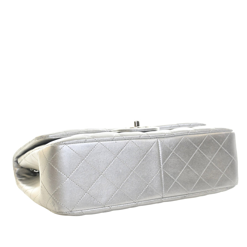 Jumbo Classic Metallic Lambskin Single Flap - Image 13