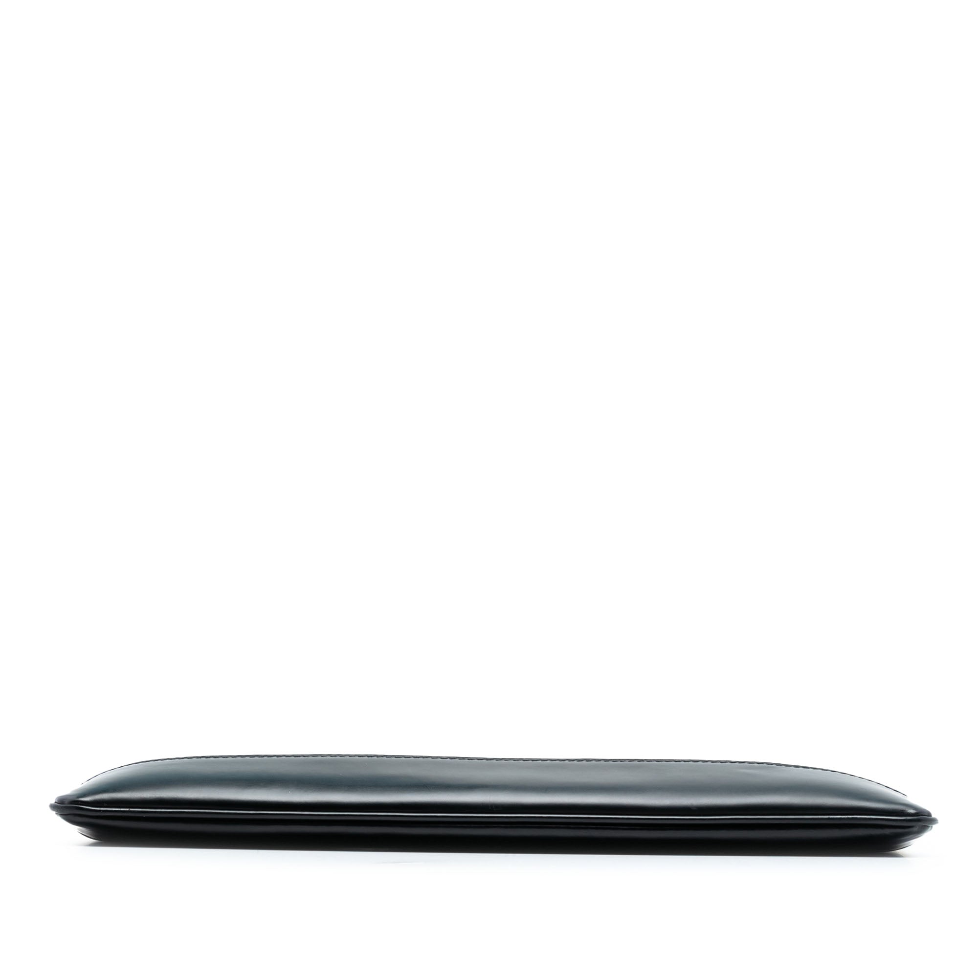Canvas Navy Clip M Clutch - Image 3