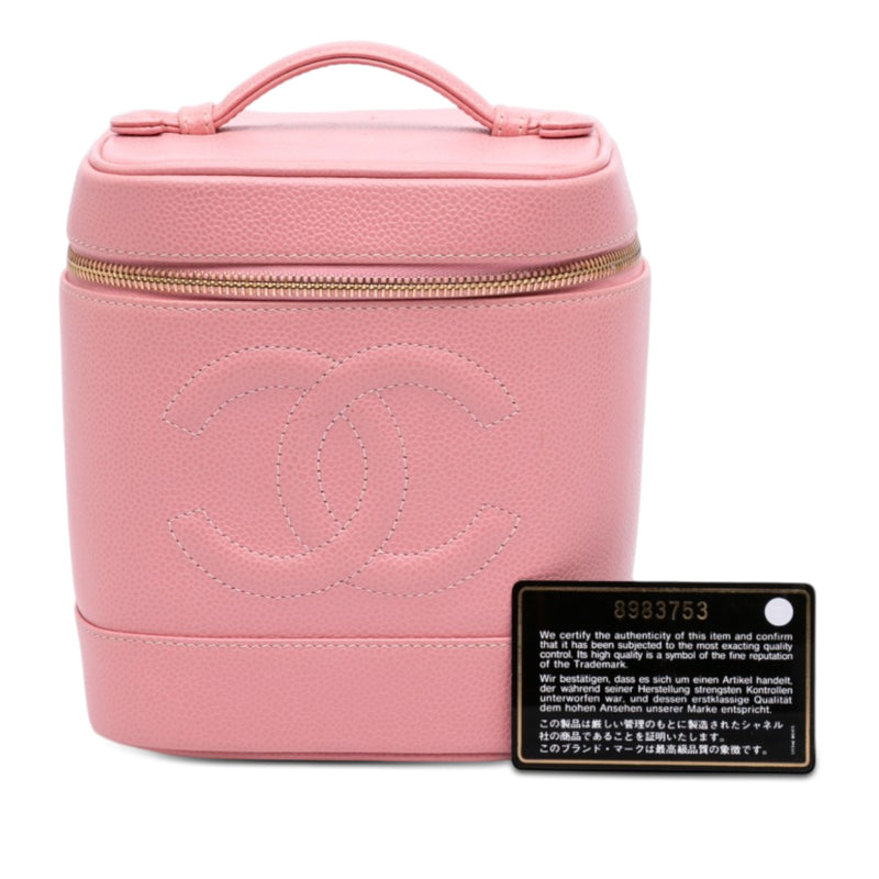 CC Caviar Vanity Bag - Image 7