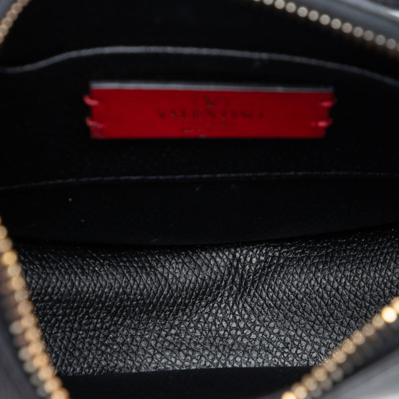 Mini Grainy Calfskin VLogo Hobo - Image 4