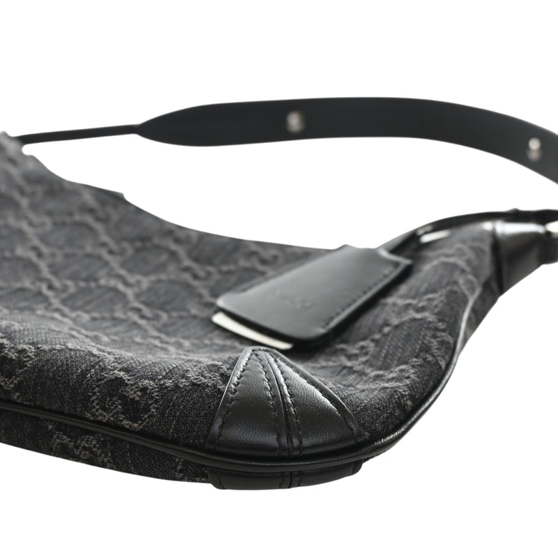 Small GG Denim Horsebit Slim Hobo - Image 10
