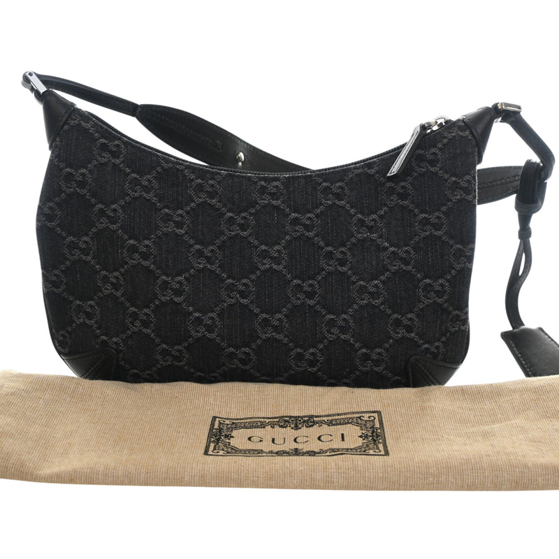 Small GG Denim Horsebit Slim Hobo - Image 12