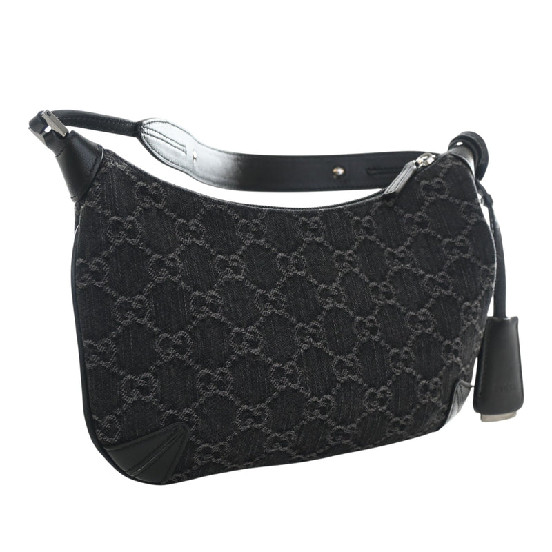 Small GG Denim Horsebit Slim Hobo - Image 2