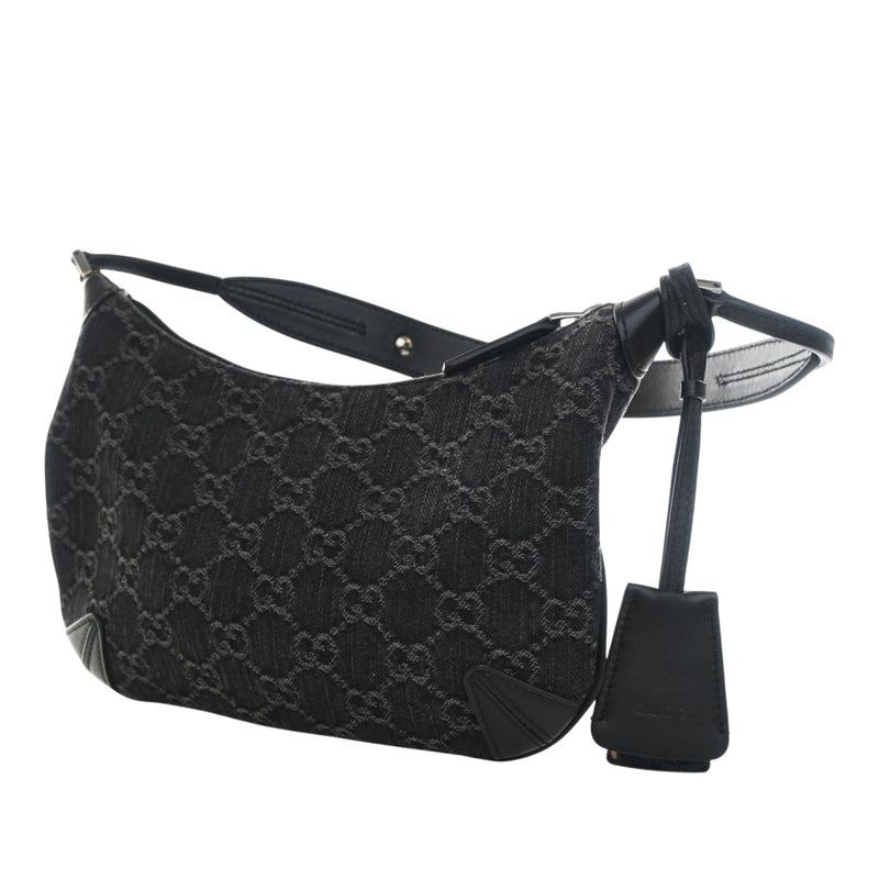 Small GG Denim Horsebit Slim Hobo - Image 3