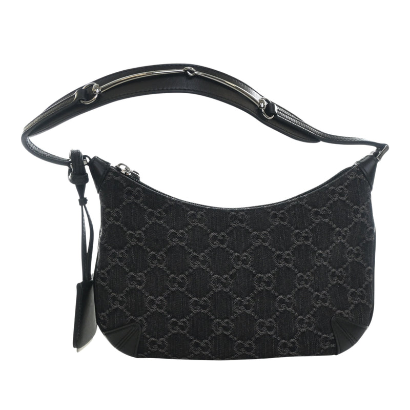 Small GG Denim Horsebit Slim Hobo - Image 4