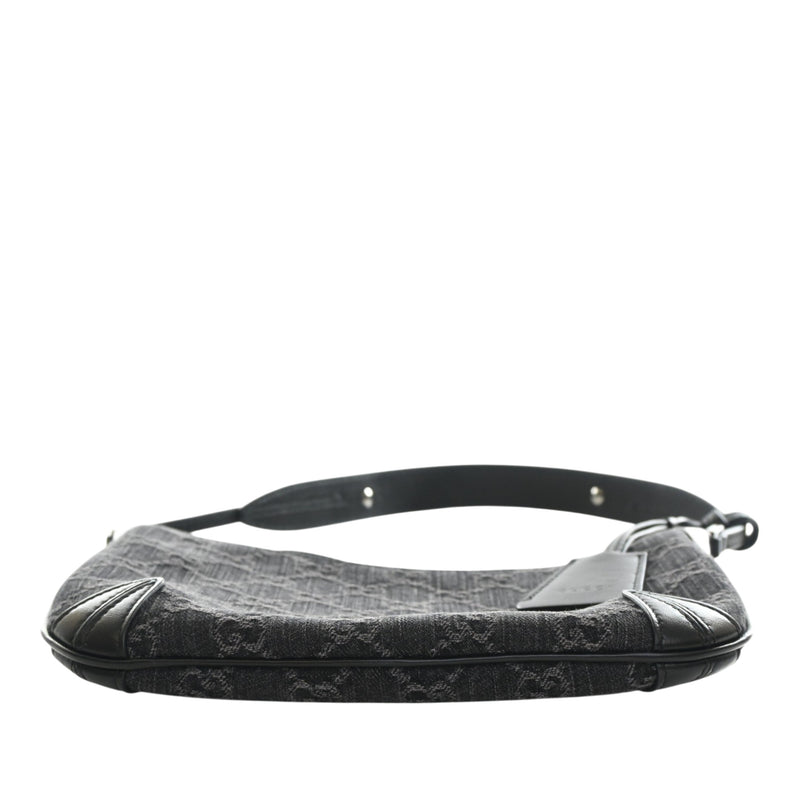 Small GG Denim Horsebit Slim Hobo - Image 5