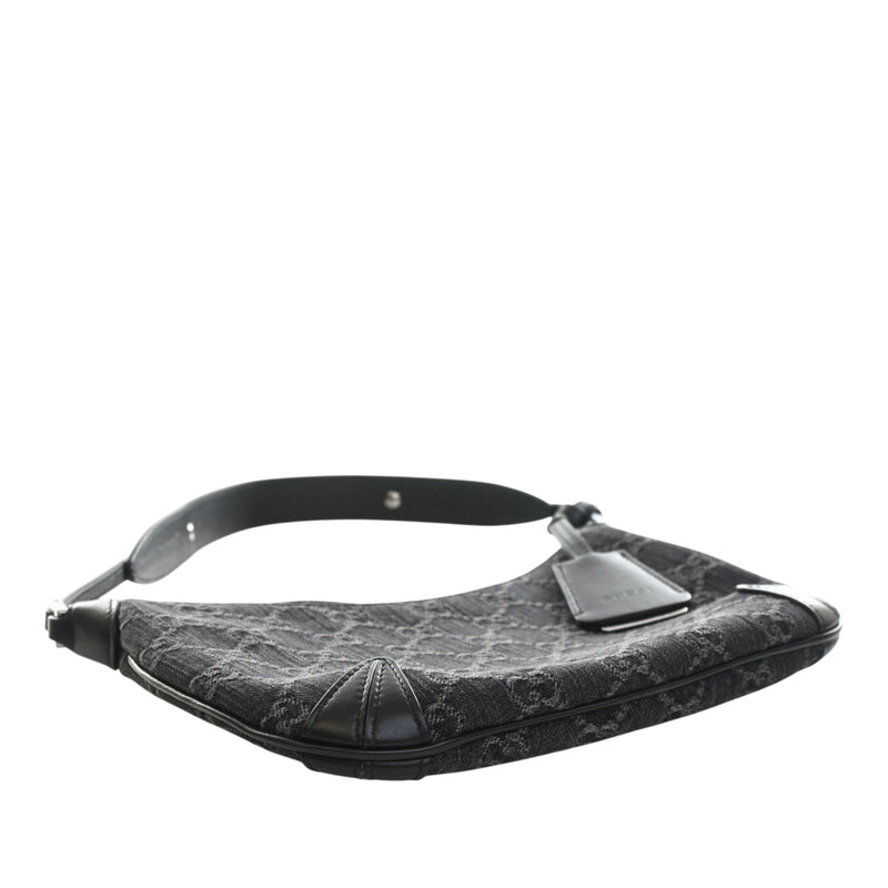 Small GG Denim Horsebit Slim Hobo - Image 7