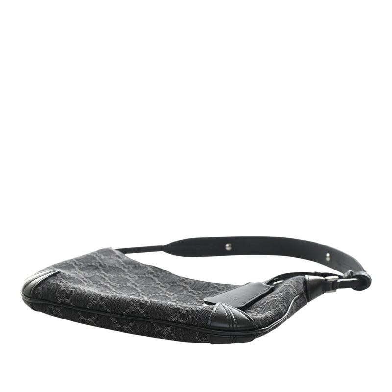 Small GG Denim Horsebit Slim Hobo - Image 8